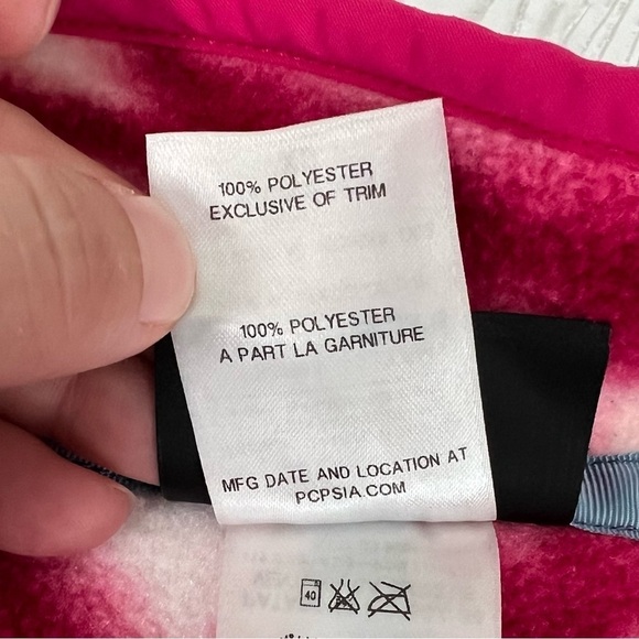 Patagonia Synchilla Tie Die Snap Pullover Pink Diamond - Picture 4 of 13